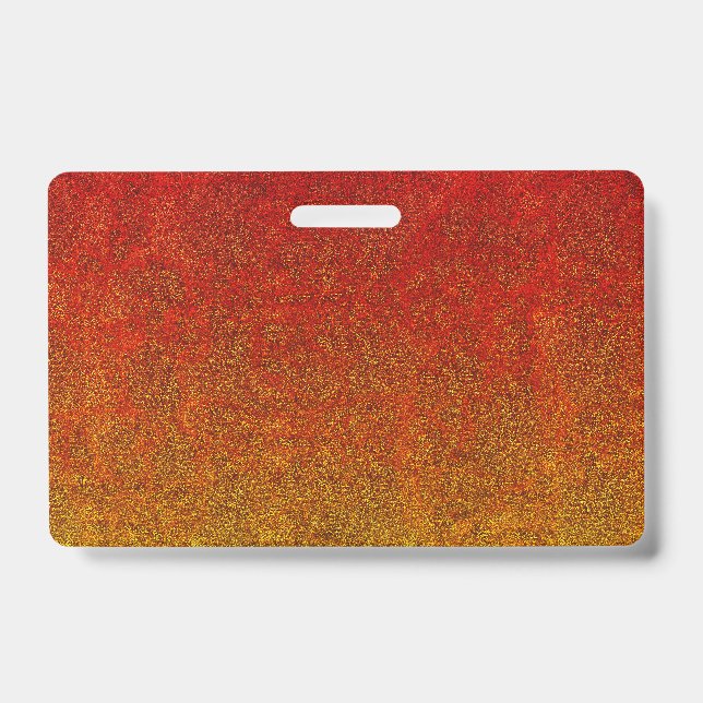 Falln Flame Glit Gradient ID Badge (Front)