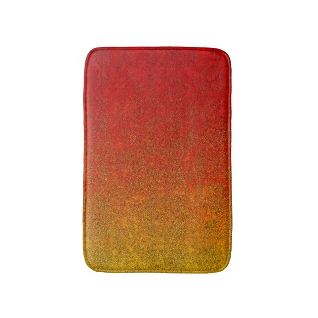 Falln Flame Glitter Gradient Bath Mat (Front Vertical)