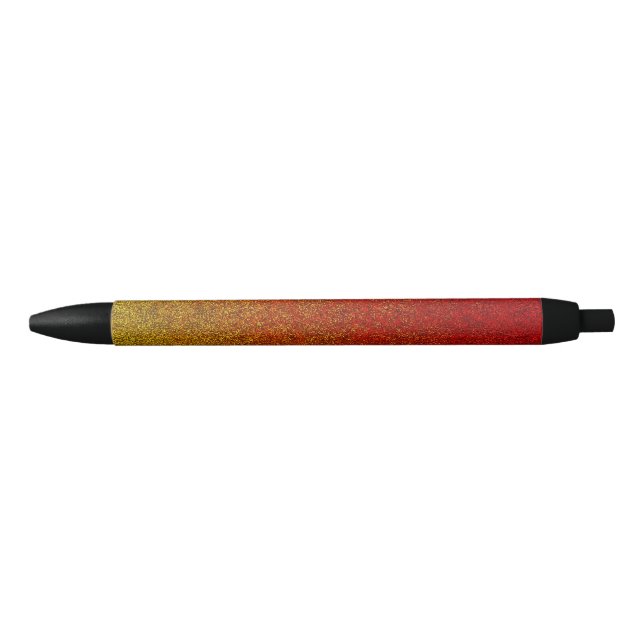 Falln Flame Glitter Gradient Black Ink Pen (Front)