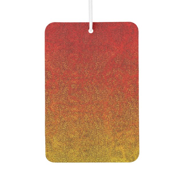 Falln Flame Glitter Gradient Car Air Freshener (Front)