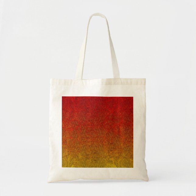 Falln Flame Glitter Gradient Tote Bag (Front)