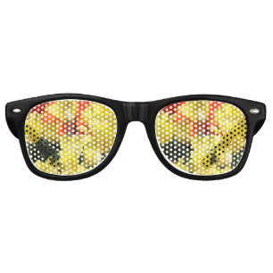 Falln Floral Summer Glow Retro Sunglasses