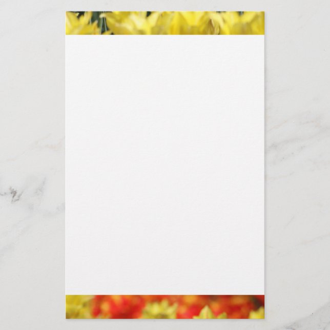 Falln Floral Summer Glow Stationery (Front)