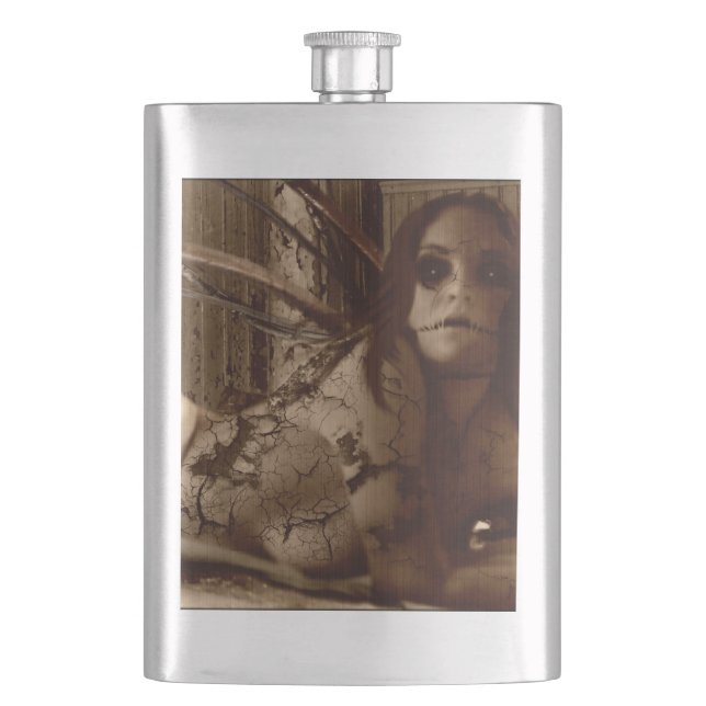 Falln Follow Me Hip Flask (Front)