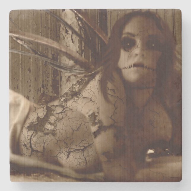 Falln Follow Me Stone Coaster (Front)
