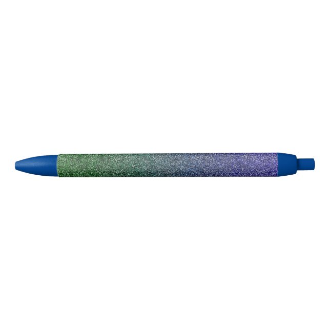 Falln Forest Nightfall Glitter Gradient Black Ink Pen (Front)
