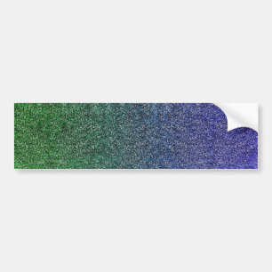 Falln Forest Nightfall Glitter Gradient Bumper Sticker
