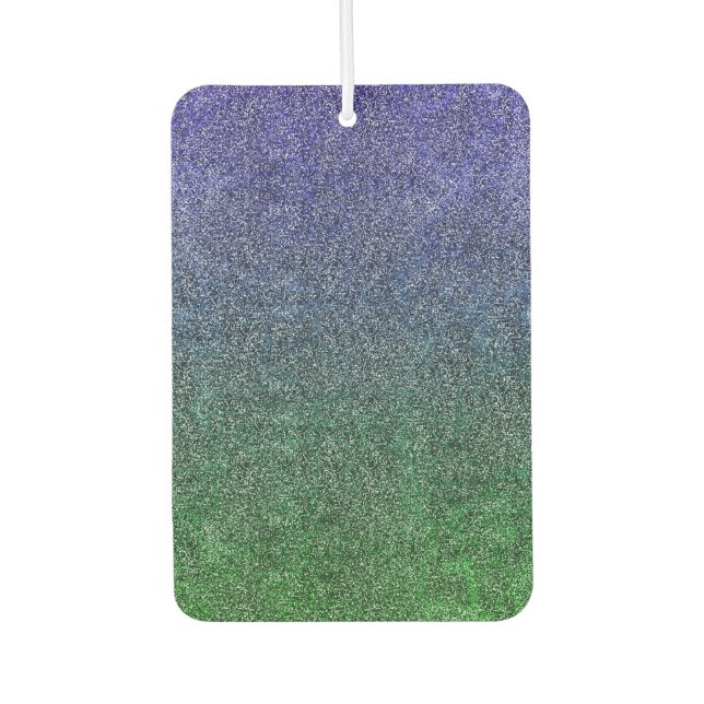 Falln Forest Nightfall Glitter Gradient Car Air Freshener (Front)
