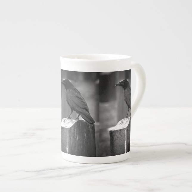 Falln Found A Feather Bone China Mug (Front Right)