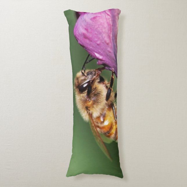 Falln Fuzzy Little Bee Body Cushion (Front Vertical)