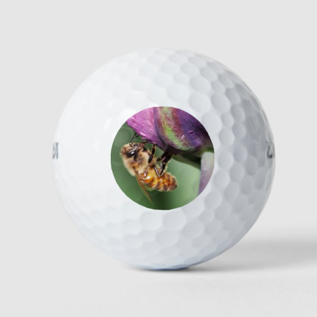 Falln Fuzzy Little Bee Golf Balls (Front)