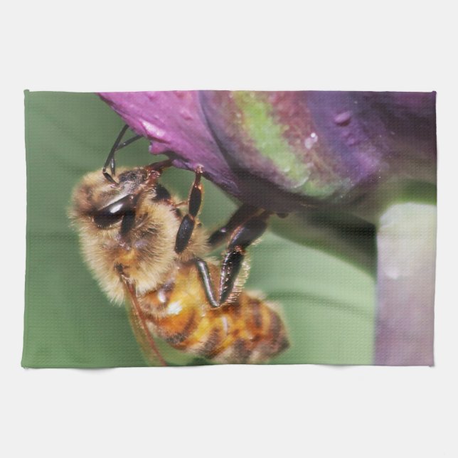 Falln Fuzzy Little Bee Tea Towel (Horizontal)