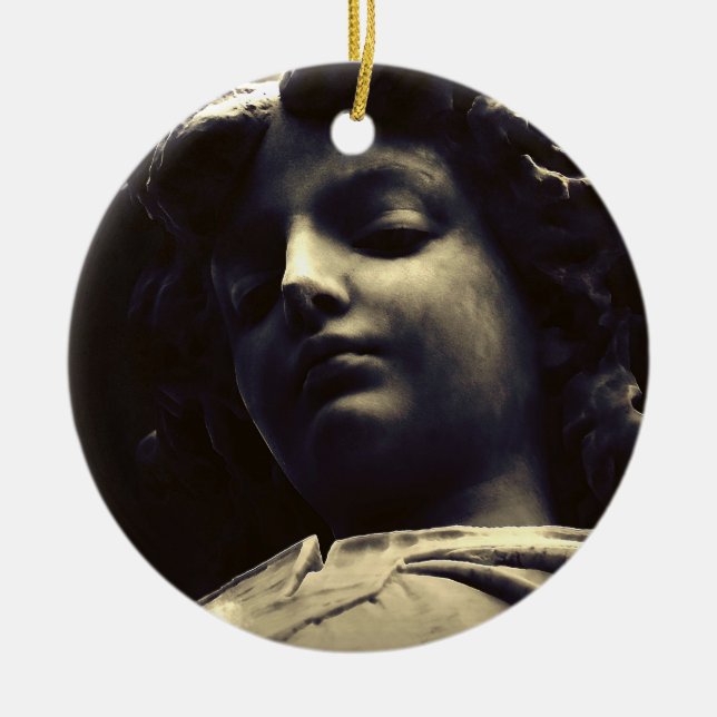 Falln Gabriel Descending Ceramic Ornament (Front)