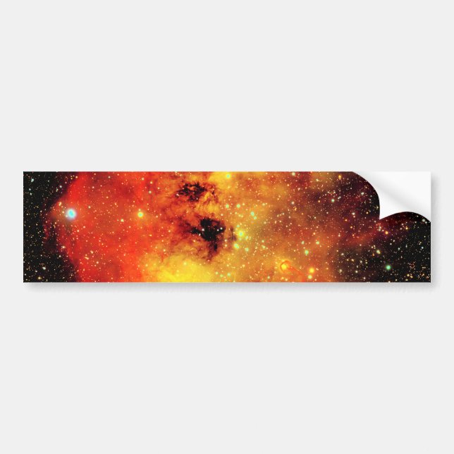 Falln Galaxy on Fire Bumper Sticker (Front)