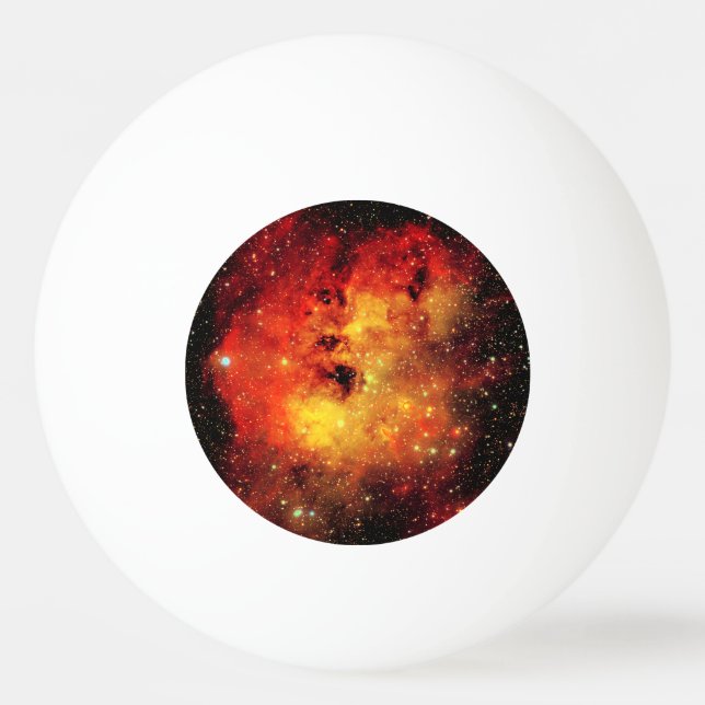 Falln Galaxy on Fire Ping Pong Ball (Front)