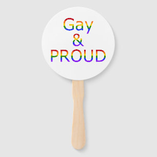 Falln Gay And Proud Hand Fan