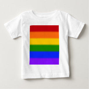 Falln Gay Pride Flag Baby T-Shirt