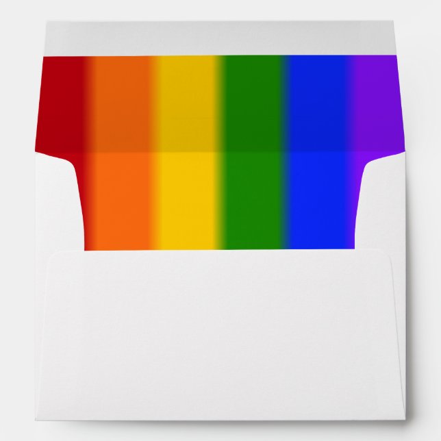 Falln Gay Pride Flag Envelopes (Back (Bottom))