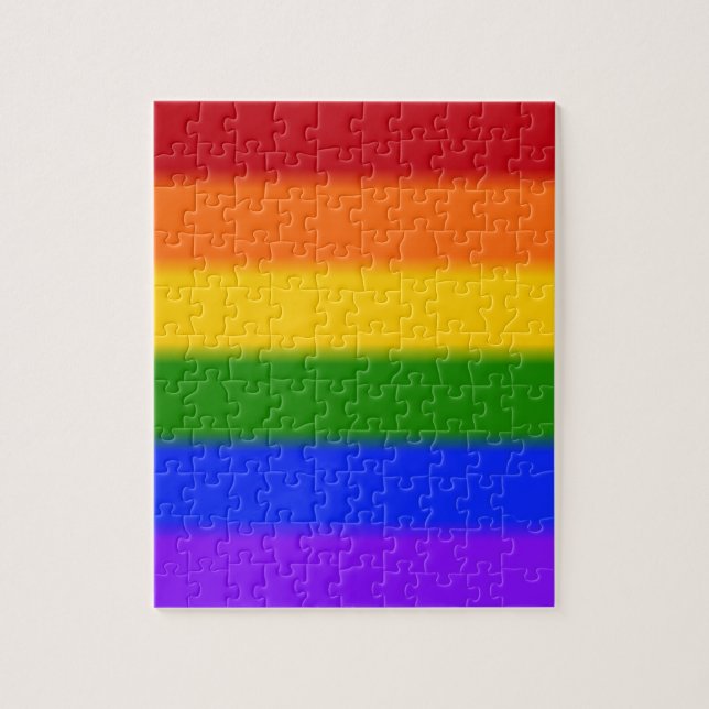 Falln Gay Pride Flag Jigsaw Puzzle (Vertical)