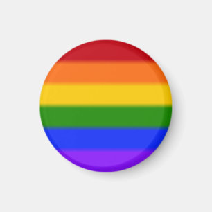 Falln Gay Pride Flag Magnet