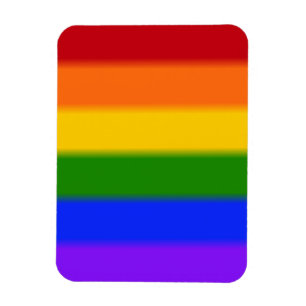 Falln Gay Pride Flag Magnet