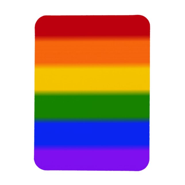 Falln Gay Pride Flag Magnet (Vertical)