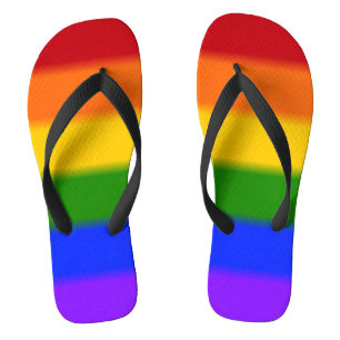 Falln Gay Pride Flag Thongs