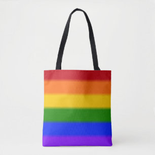Falln Gay Pride Flag Tote Bag
