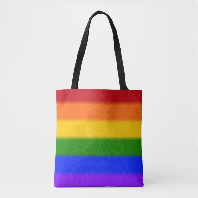 Falln Gay Pride Flag Tote Bag (Front)