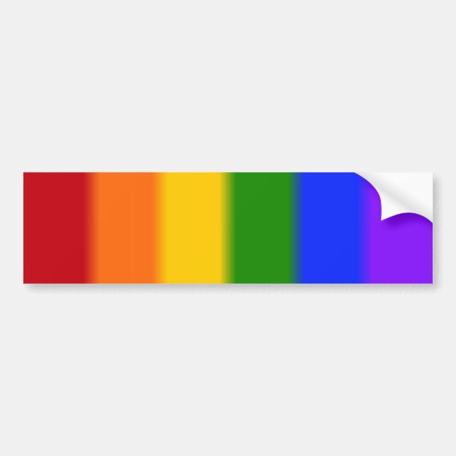 Falln Gay Pride Flag Version 2 Bumper Sticker (Front)