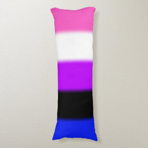 Falln Genderfluid Pride Flag Body Cushion