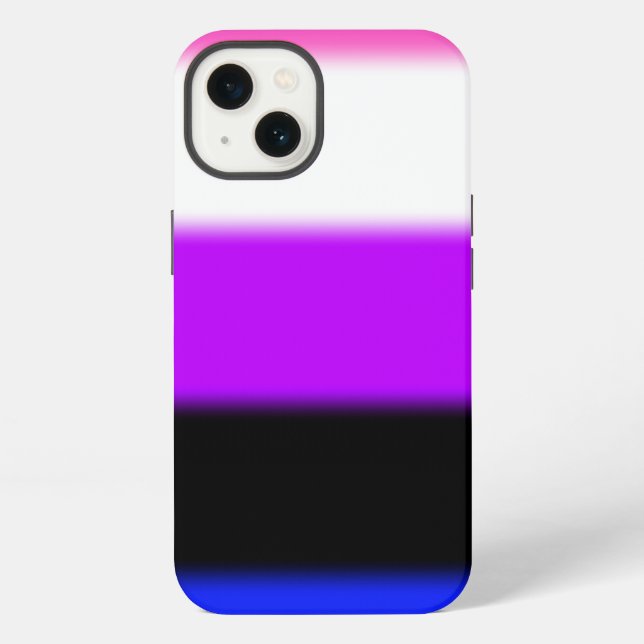Falln Genderfluid Pride Flag iPhone Case (Back)