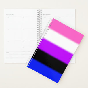 Falln Genderfluid Pride Flag Planner