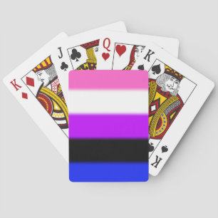 Falln Genderfluid Pride Flag Playing Cards