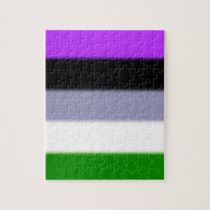 Falln Genderqueer Pride Flag Jigsaw Puzzle
