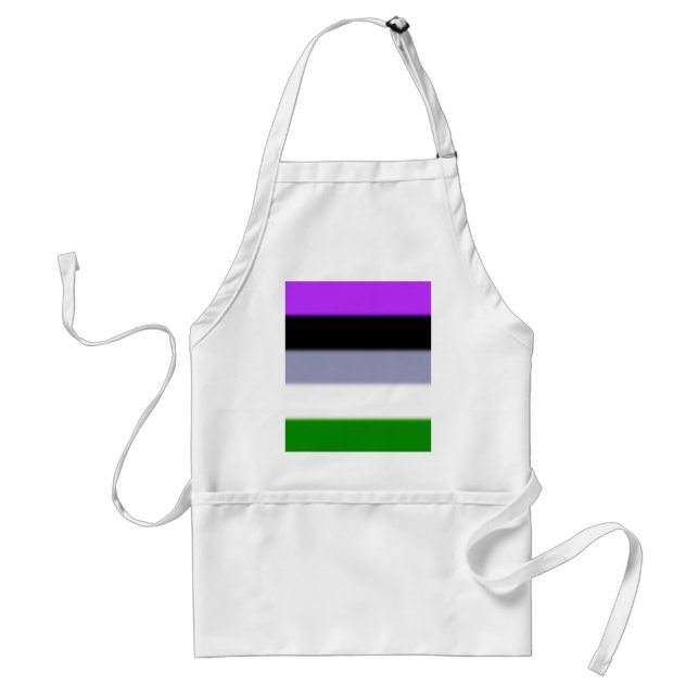 Falln Genderqueer Pride Flag Standard Apron (Front)