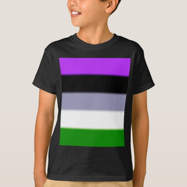 Falln Genderqueer Pride Flag T-Shirt (Front)