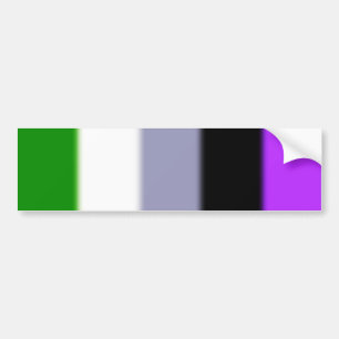 Falln Genderqueer Pride Flag Version 2 Bumper Sticker