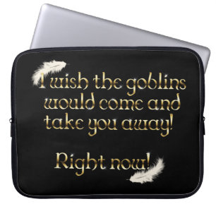 Falln Goblins Take You Away Laptop Sleeve