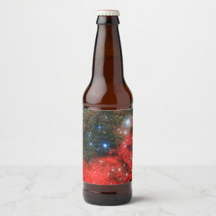 Falln Gold Dusted Galaxy Beer Bottle Label