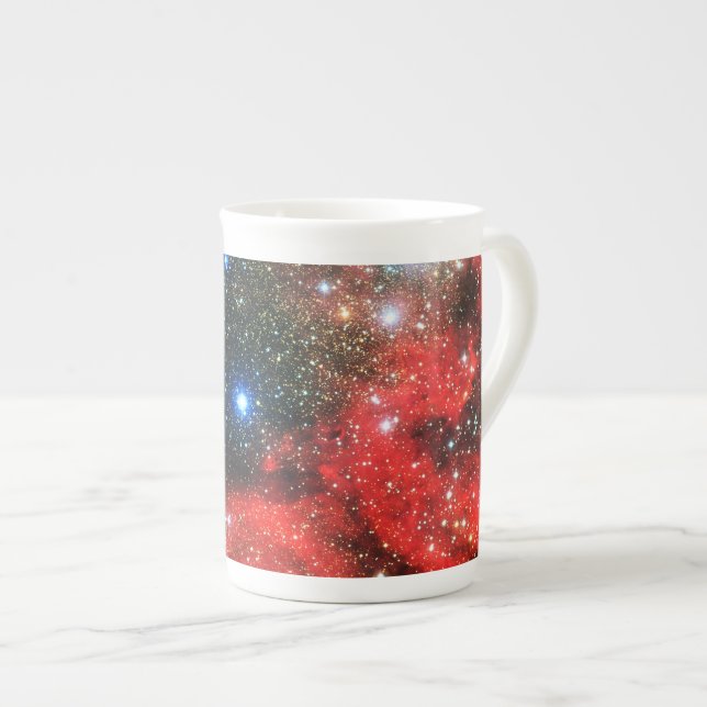 Falln Gold Dusted Galaxy Bone China Mug (Front Right)