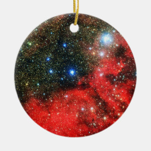 Falln Gold Dusted Galaxy Ceramic Tree Decoration