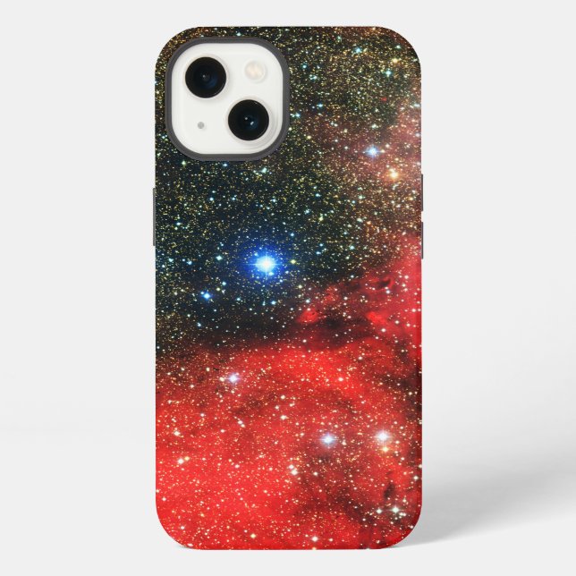 Falln Gold Dusted Galaxy iPhone Case (Back)