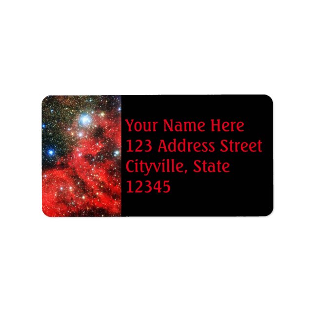 Falln Gold Dusted Galaxy Label (Front)