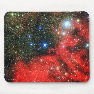 Falln Gold Dusted Galaxy Mouse Pad