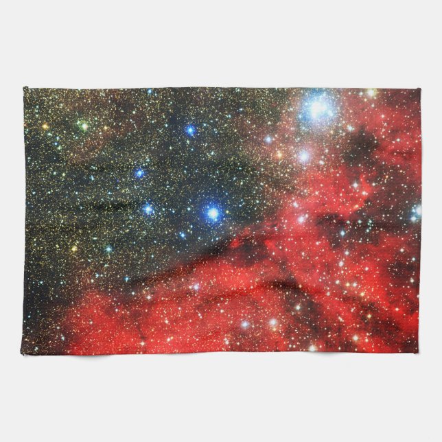 Falln Gold Dusted Galaxy Tea Towel (Horizontal)