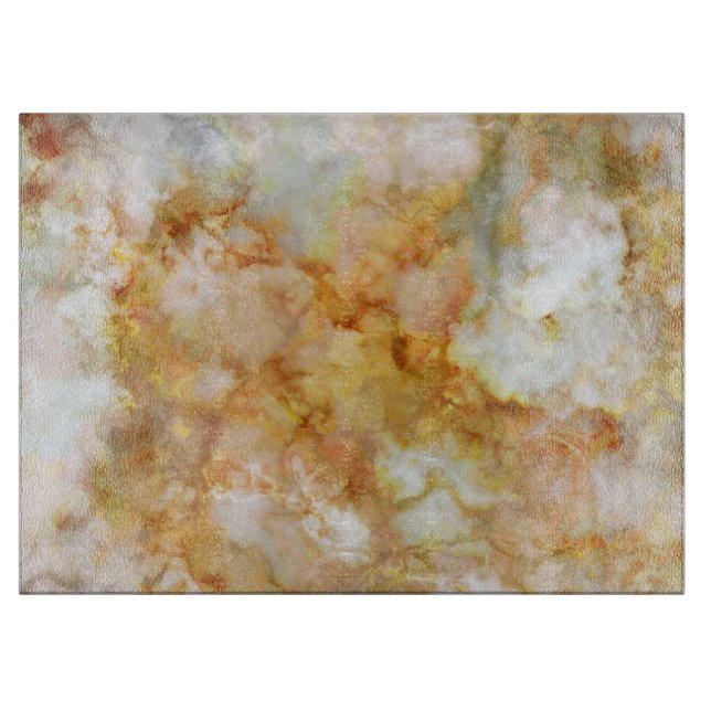 Falln Gold Rippled Marble Cutting Board (Front)