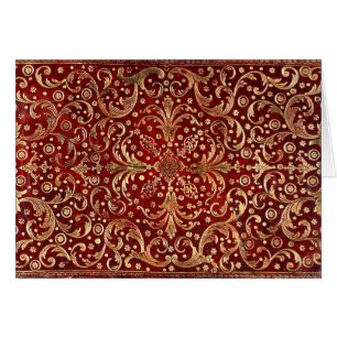 Falln Gold Swirled Red Book