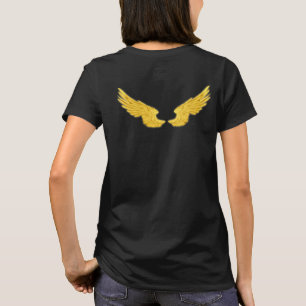 Falln Golden Angel Wings T-Shirt