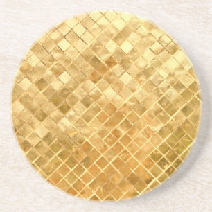 Falln Golden Chequerboard Coaster